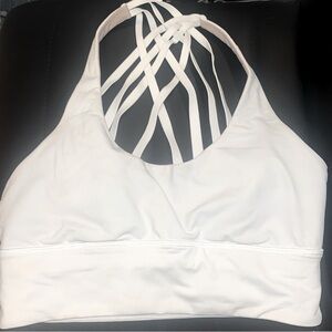White Lululemon sports bra, size 4